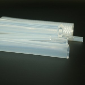 Tubos de borracha de silicone transparente alta resistente ao calor para máquinas